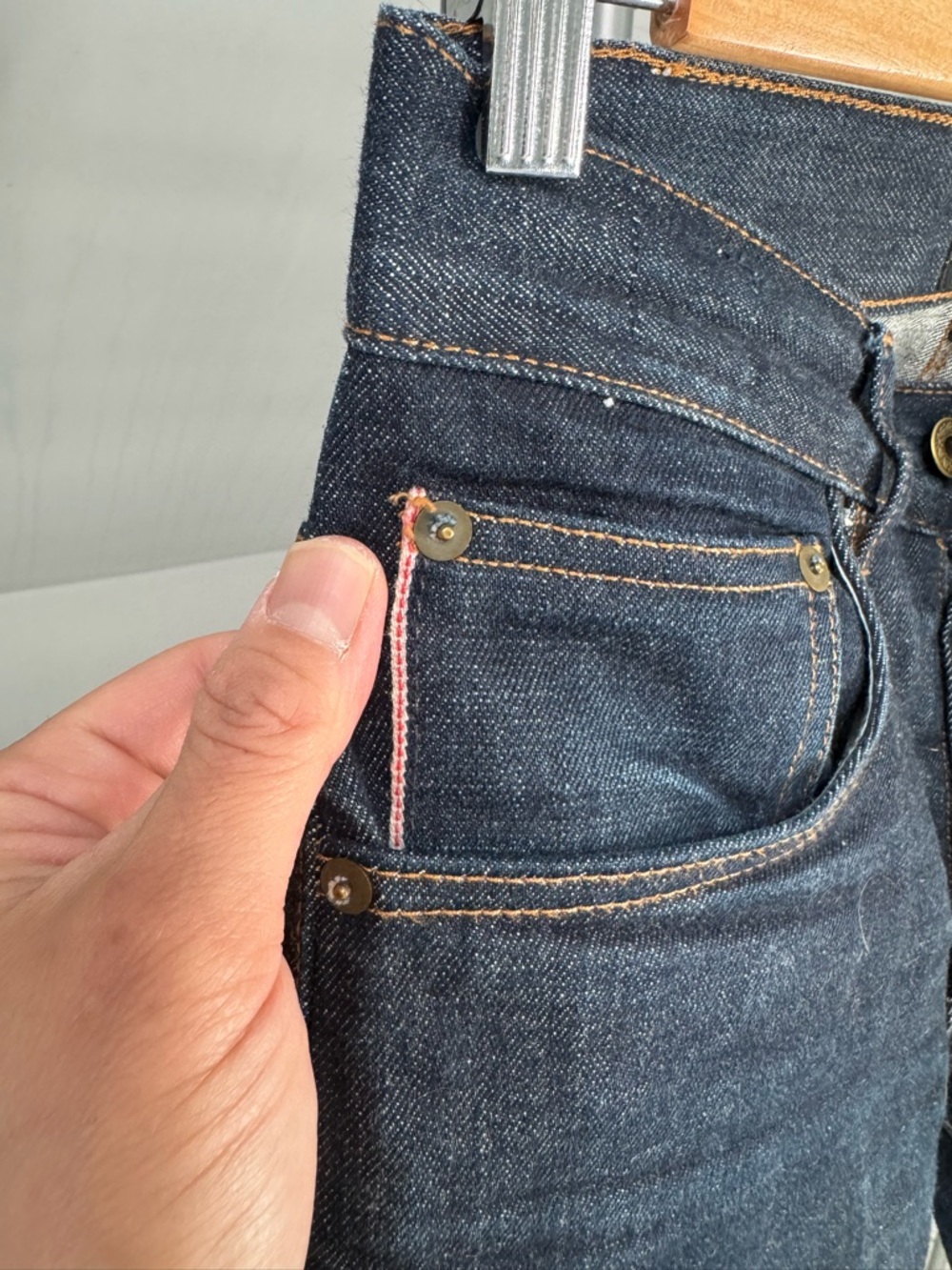 Men's Indigo Straight-Leg Jeans - Picture 3 of 6